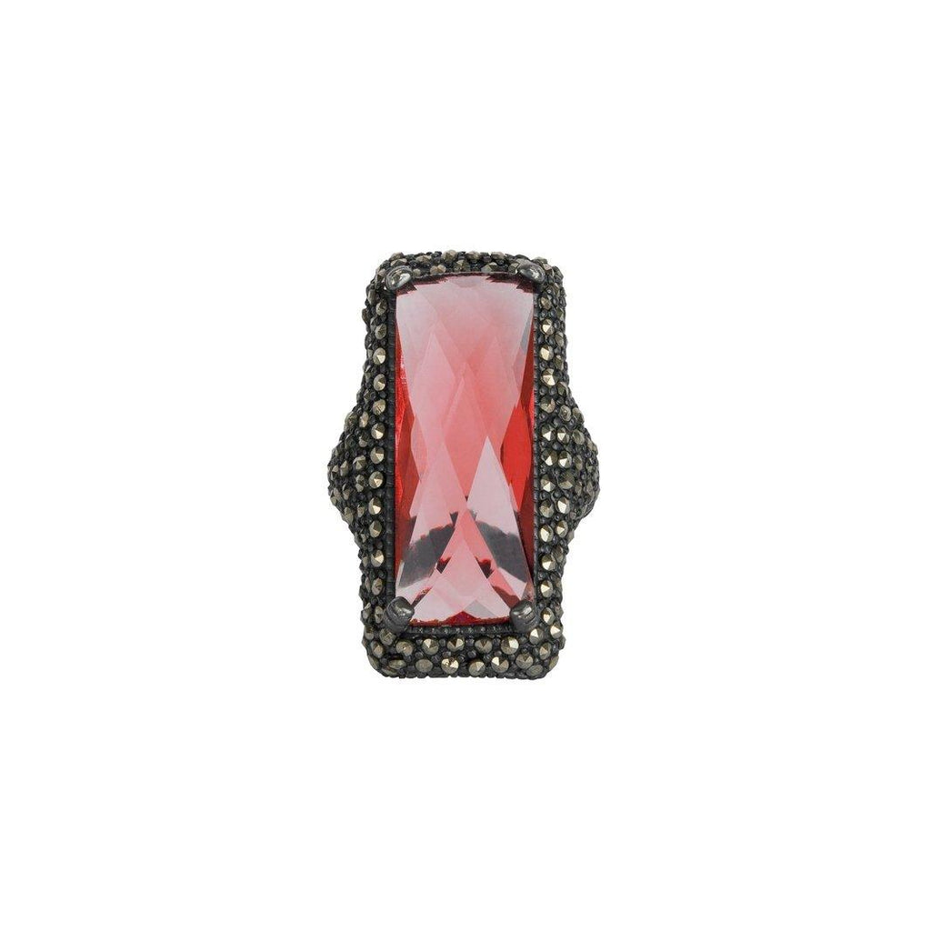 Pink silver Bag ring | Regina Castillo Jewelry Rings