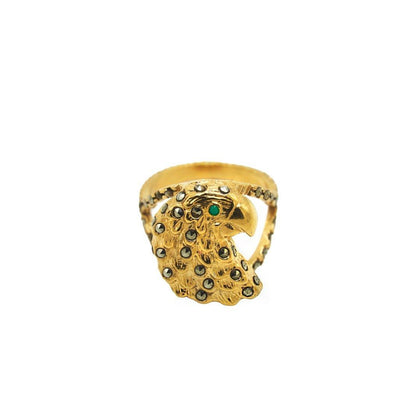 Anillo Parrots Gold Anillos de Joyería de autor Regina Castillo