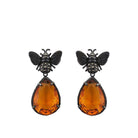 Arete Abeja Bee + Drop Clásico Desmontable Arete + Drop de Joyería Regina Castillo