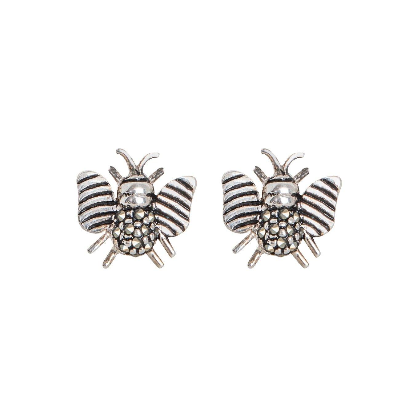 Arete Abeja III Clásico Vintage (mini) Arete Base de Joyería de autor Regina Castillo