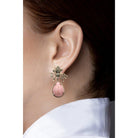Arete Araña Mom + Drop Clásico de plata Arete + Drop de Joyería Regina Castillo