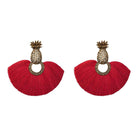 Arete bugs Piña Aretes con Drop (No desmontable) de Joyería Regina Castillo