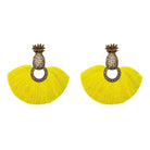 Arete bugs Piña Aretes con Drop (No desmontable) de Joyería Regina Castillo