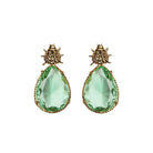 Arete bugs catarina menta Aretes con Drop (No desmontable) de Joyería Regina Castillo