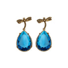 Arete bugs libélula azul Aretes con Drop (No desmontable) de Joyería Regina Castillo