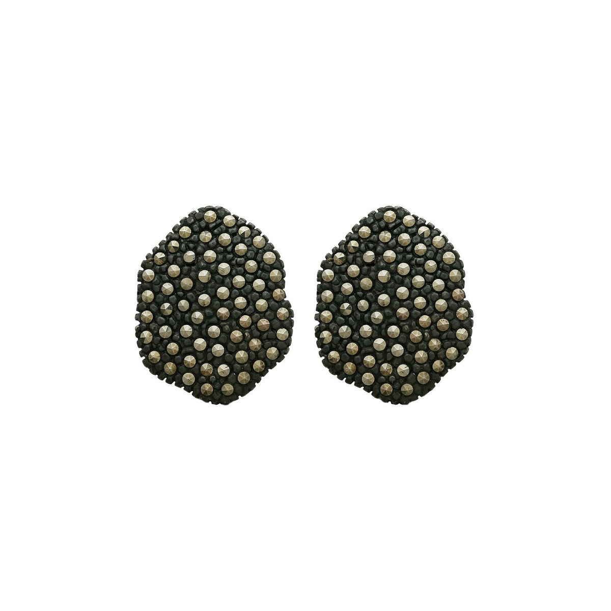 Arete irregular de plata desmontable Arete Base de Joyería Regina Castillo