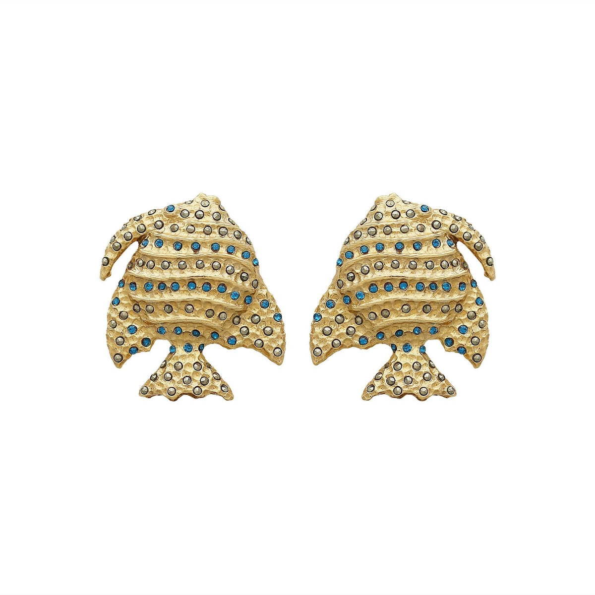 Arete pez Dory II de plata personalizable Aretes de Joyería Regina Castillo