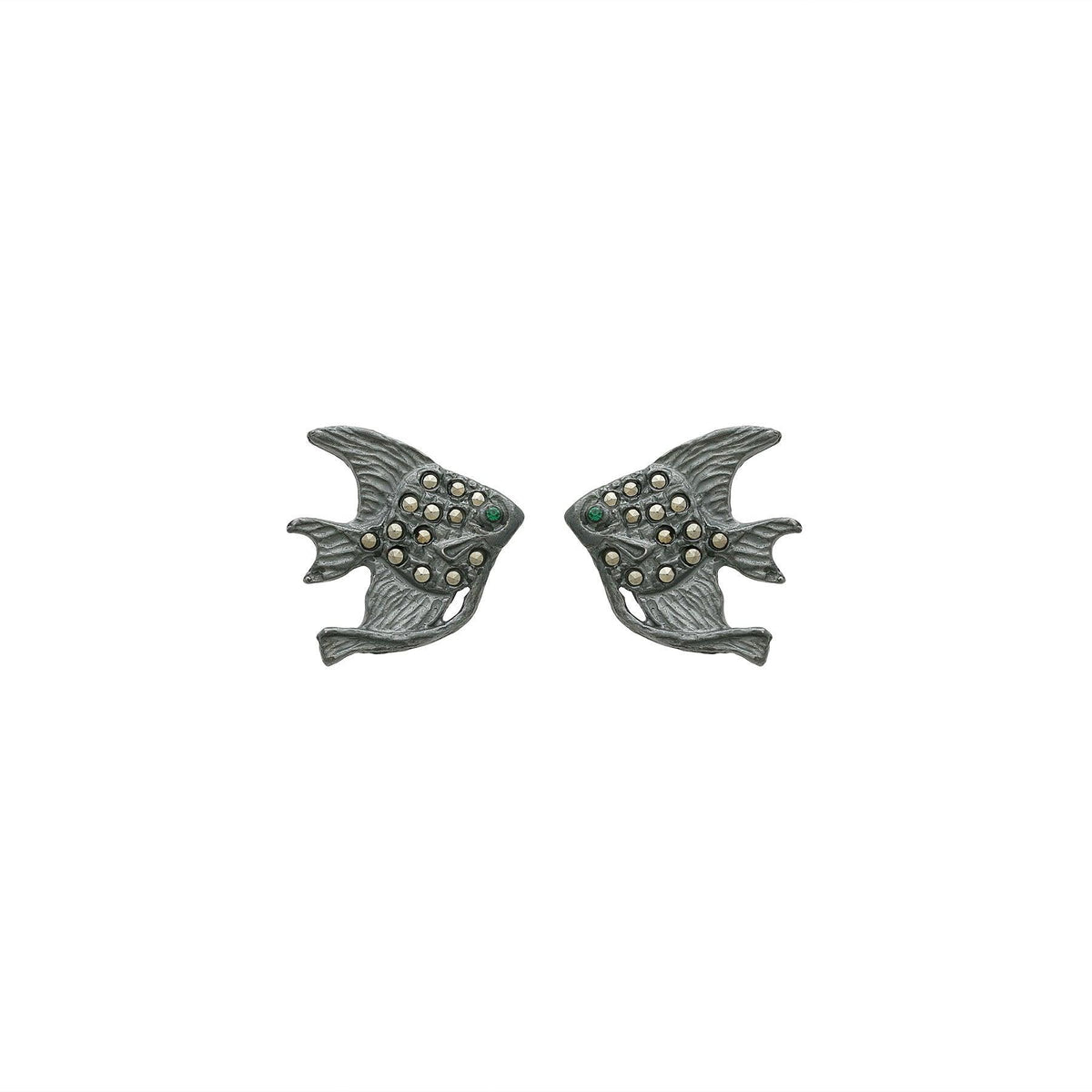 Arete pez Dory I de plata personalizable Aretes de Joyería Regina Castillo