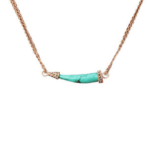 Cadena Doble Fang Gold Collares de Joyería Regina Castillo