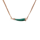Cadena Doble Fang Gold Collares de Joyería Regina Castillo