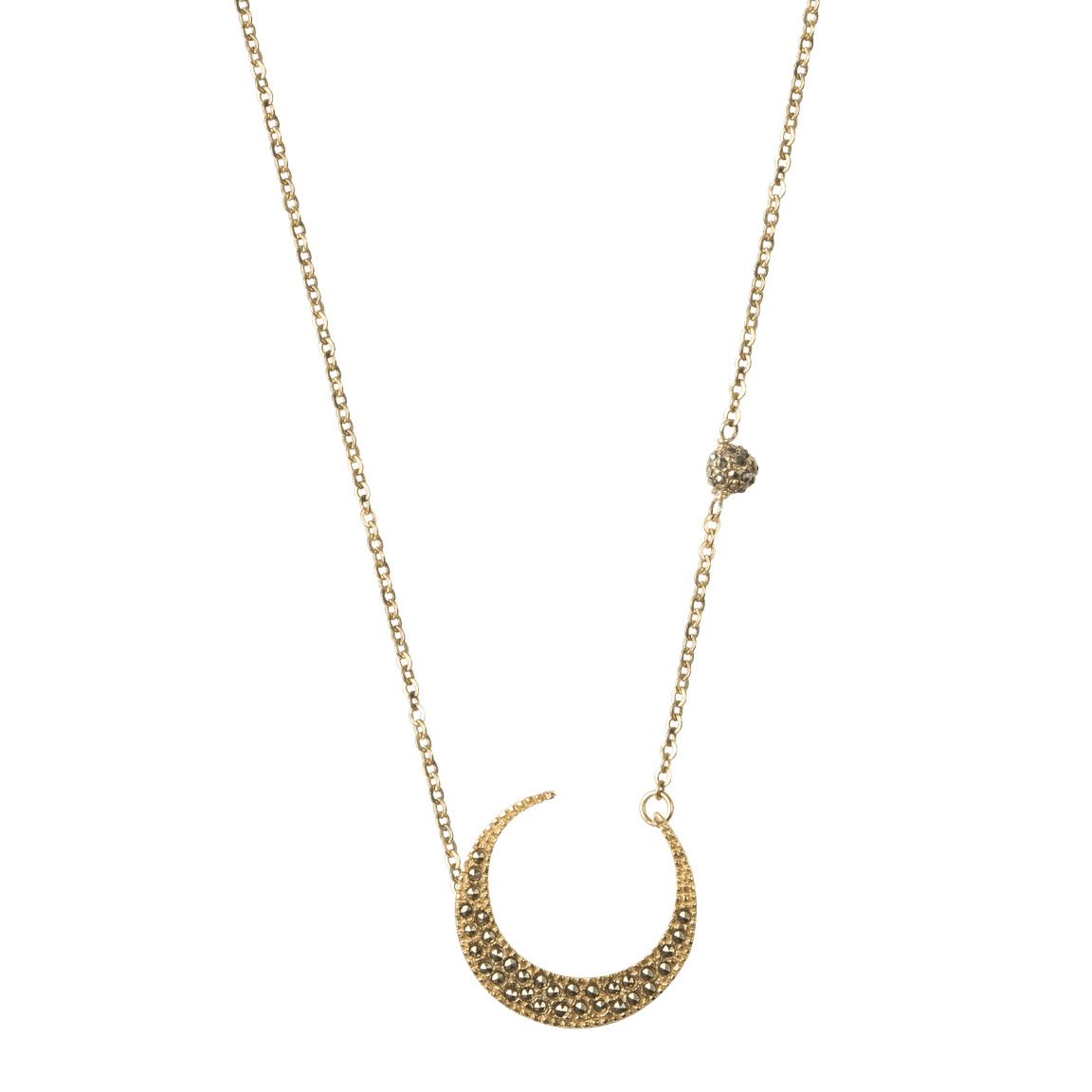 Collar Luna bañado en oro Cadenas y Collares de Joyería Regina Castillo