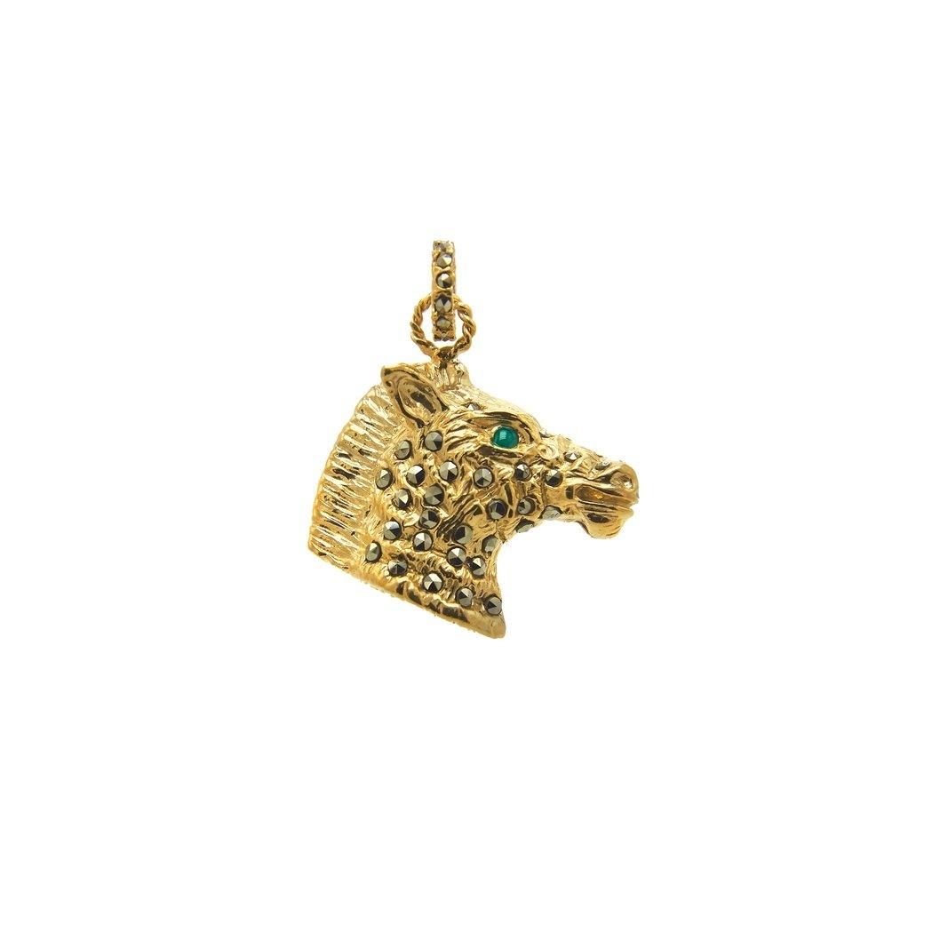 Dije cebra gold Dijes y Broches de Joyería de autor Regina Castillo