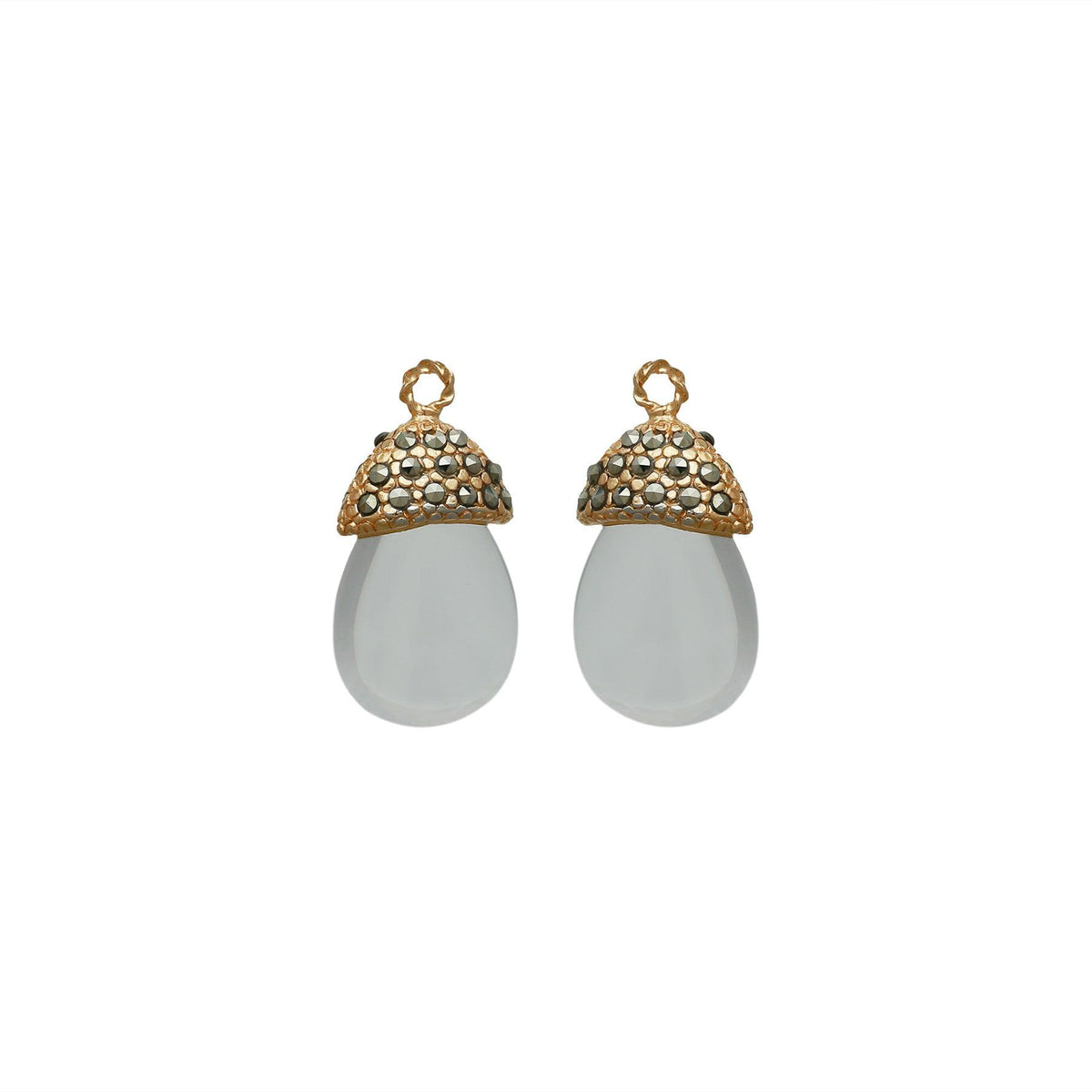 Drop Hatty chico con baño de oro Drops de Joyería Regina Castillo