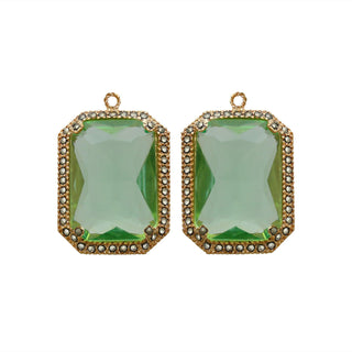 Drop baguette clásico dorado Drops de Joyería Regina Castillo