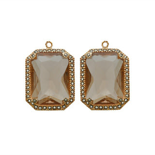 Drop baguette clásico dorado Drops de Joyería Regina Castillo