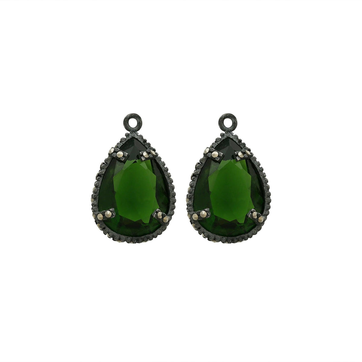 Drop clásico chico con pátina grisácea Drops de Joyería Regina Castillo