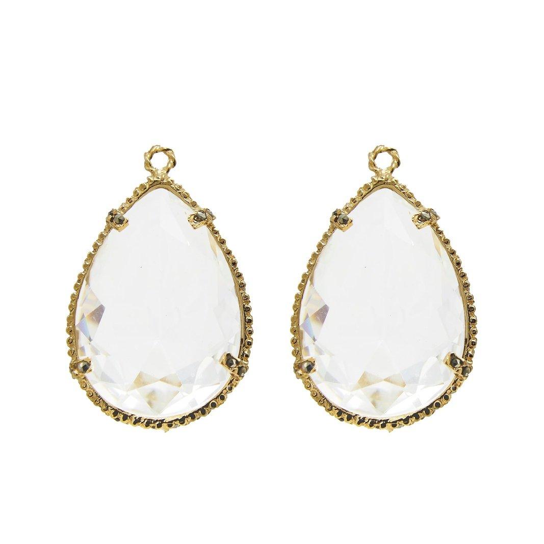Drop clásico con baño de oro Drops de Joyería de autor Regina Castillo