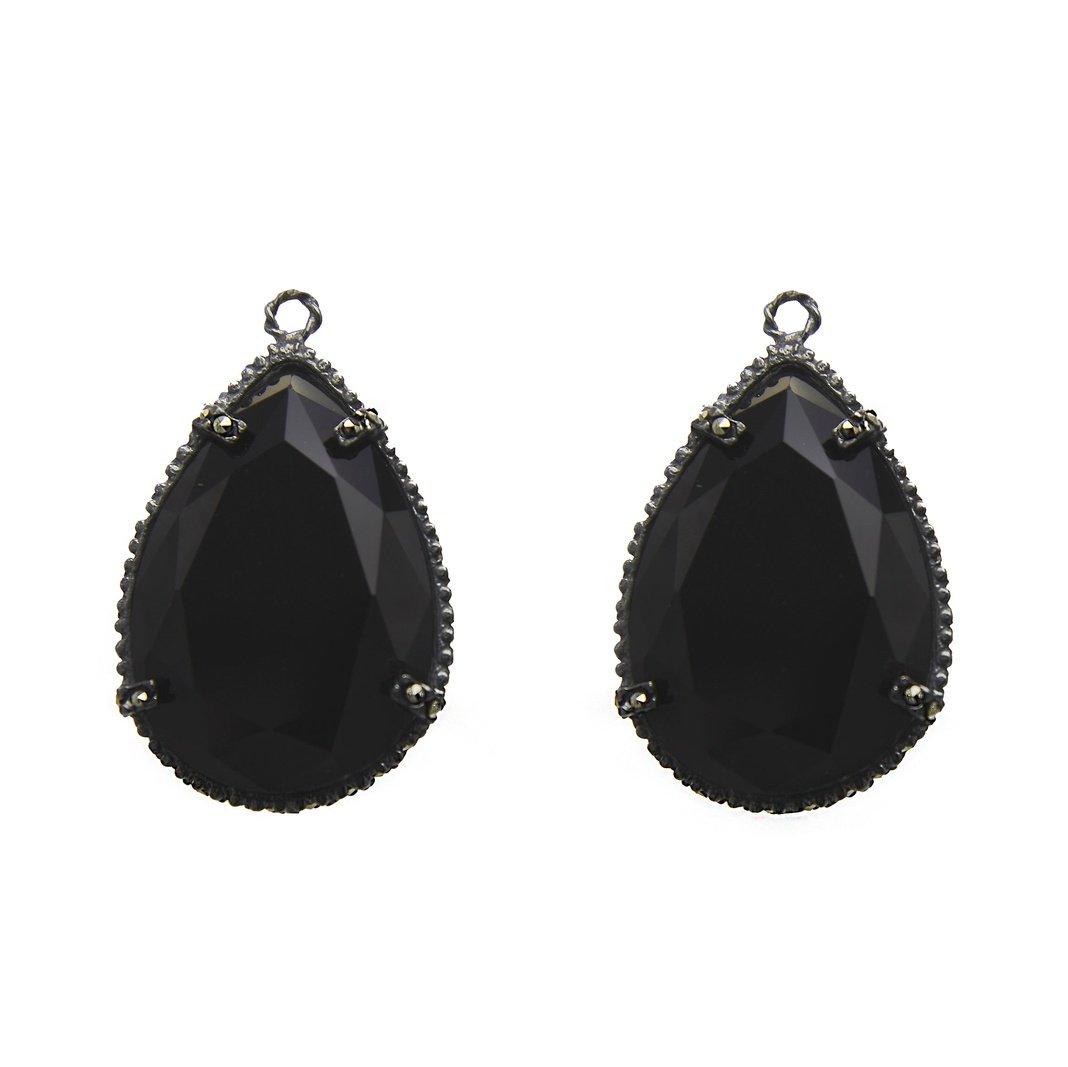 Drop clásico con pátina grisácea Drops de Joyería Regina Castillo