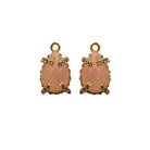 Drop cuarzo rosa baño de oro Drops de Joyería Regina Castillo