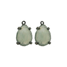 Drop prehnita gota chica (P) Drops de Joyería Regina Castillo