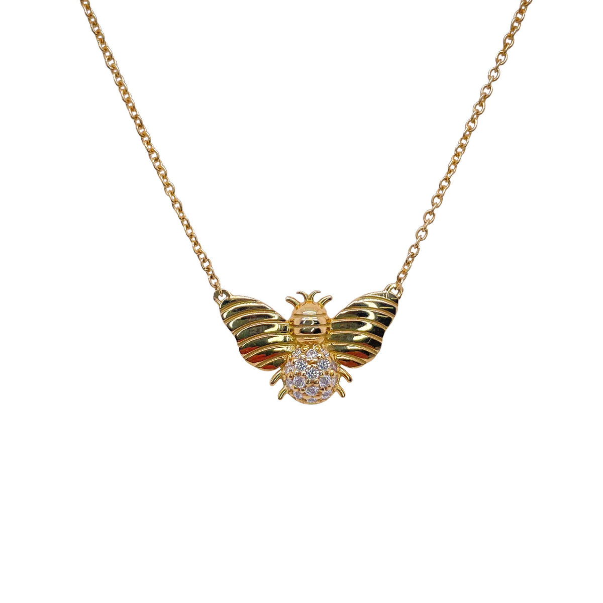 Collar abeja diamantes Collares de Joyería Regina Castillo