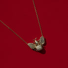 Collar abeja diamantes Collares de Joyería Regina Castillo