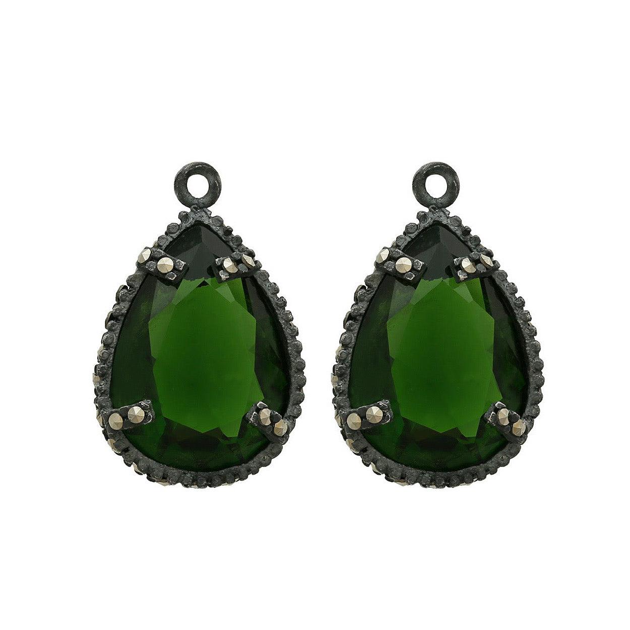 Drop clásico con pátina grisácea Drops de Joyería de autor Regina Castillo
